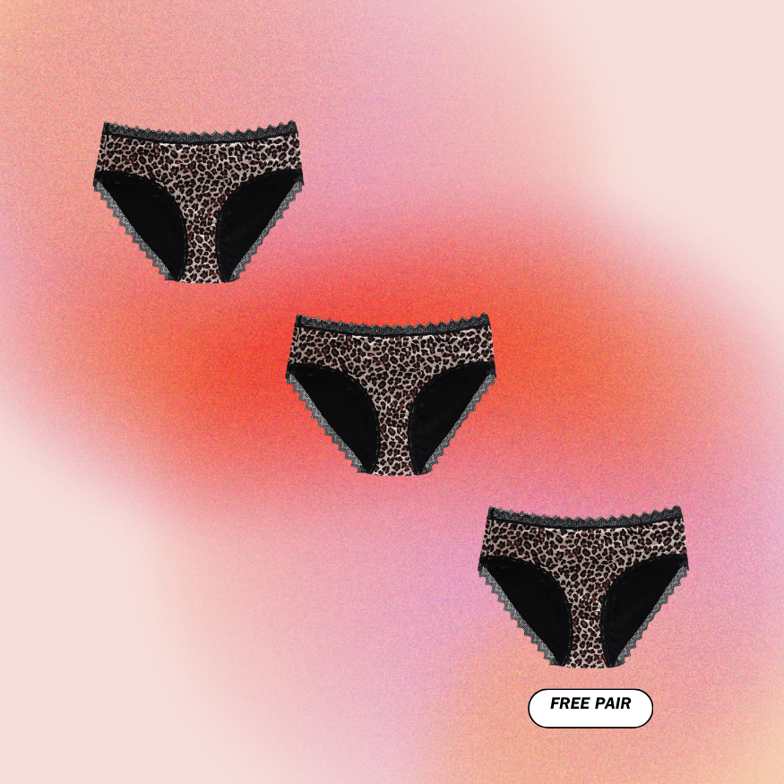 Leopard Lace Period Undies