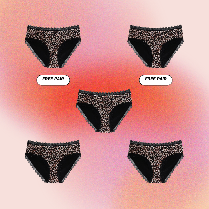 Leopard Lace Period Undies