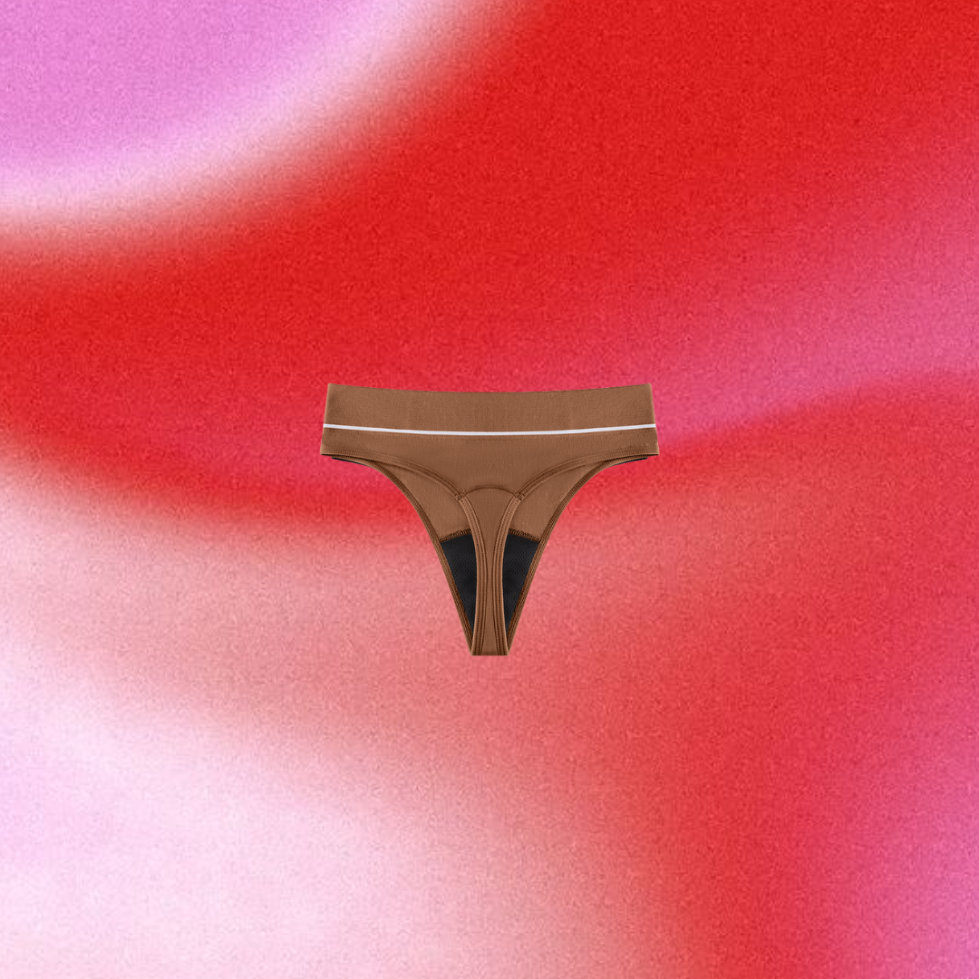High Waisted Period G-String