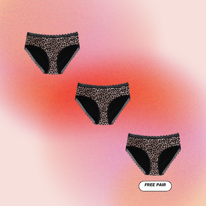 Leopard Lace Period Undies