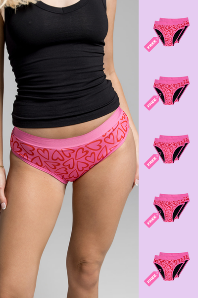 10x Pack Teen 2.0 Period Undies