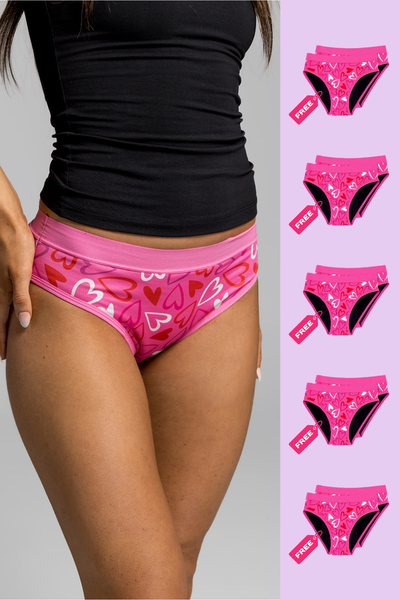 10x Pack Teen 2.0 Period Undies