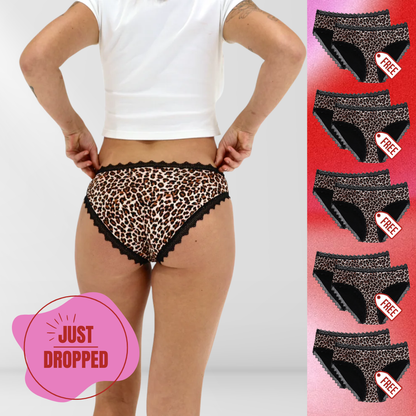 10x Pack Leopard Lace