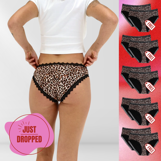 10x Pack Leopard Lace