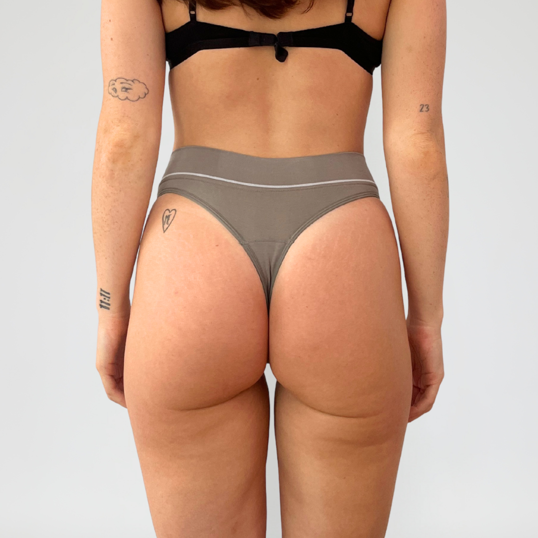 High Waisted Period G-String