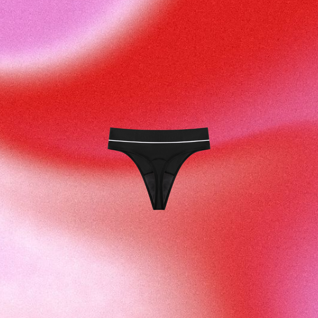 High Waisted Period G-String