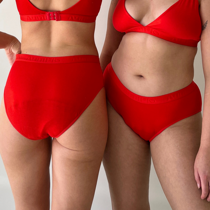 Red Period Bottoms