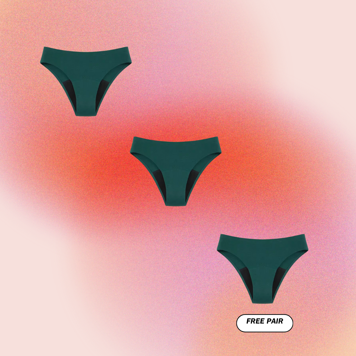 Seamless Bikini Period Undies