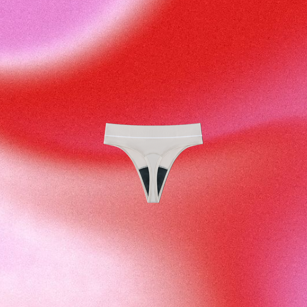 High Waisted Period G-String