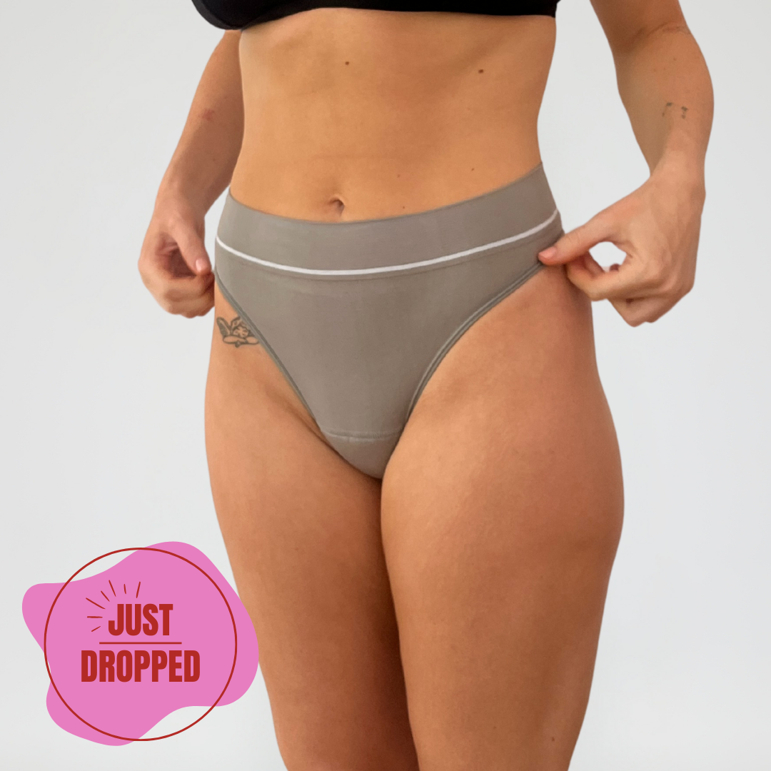 High Waisted Period G-String