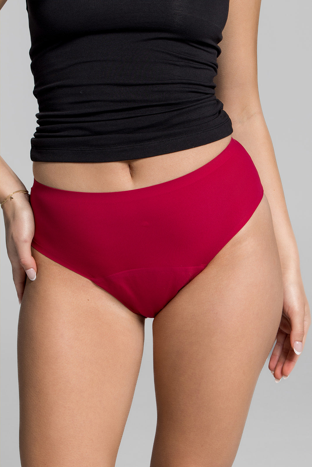 Ribbed High Rise Undies